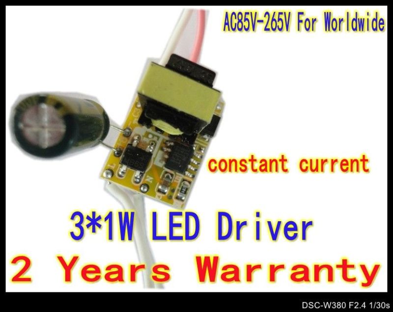 LED Driver High Power 3 X 1W CC 220V 300mA 9-12V DC VH23